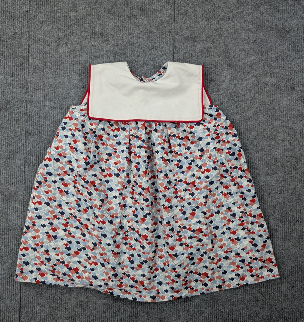 Remember Nguyen Dress Baby Girls 12M Sailor Collar Nautical Fish Novelty Retro